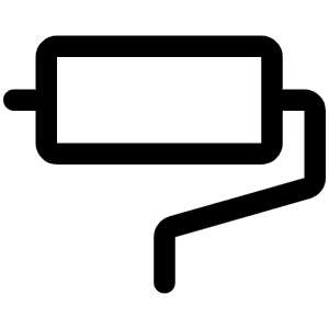 Paint Roller Icon from Phosphor Regular Set