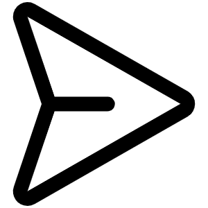 Paper Plane Right Icon from Phosphor Regular Set
