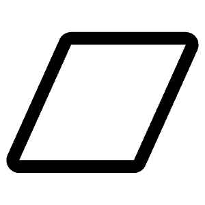 Parallelogram Icon from Phosphor Regular Set
