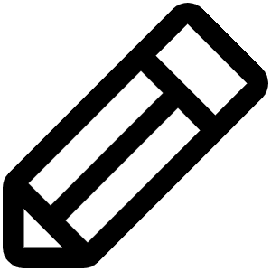 Pencil Icon from Phosphor Regular Set