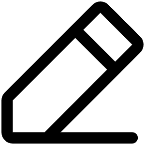 Pencil Simple Line Icon from Phosphor Regular Set