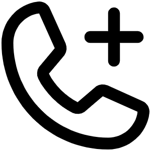Phone Plus Icon from Phosphor Regular Set