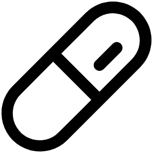 Pill Icon from Phosphor Regular Set