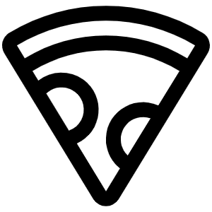 Pizza Icon from Phosphor Regular Set