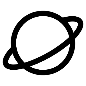 Planet Icon from Phosphor Regular Set
