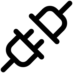 Plugs Icon from Phosphor Regular Set