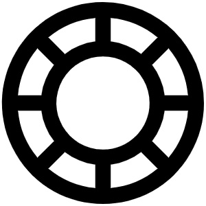 Poker Chip Icon from Phosphor Regular Set