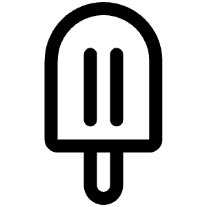 Popsicle Icon from Phosphor Regular Set