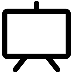 Presentation Icon from Phosphor Regular Set