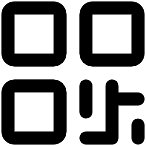 Qr Code Icon from Phosphor Regular Set