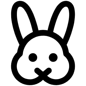 Rabbit Icon from Phosphor Regular Set