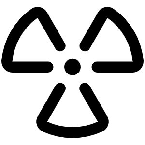 Radioactive Icon from Phosphor Regular Set