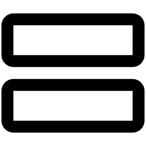 Rows Icon from Phosphor Regular Set