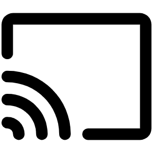 Screencast Icon from Phosphor Regular Set