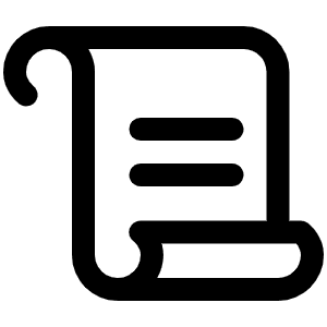 Scroll Icon from Phosphor Regular Set