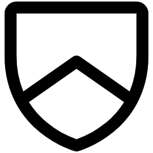 Shield Chevron Icon from Phosphor Regular Set