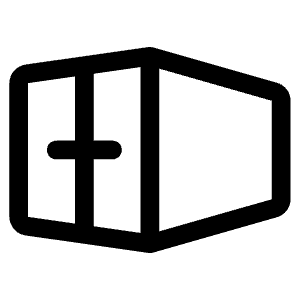 Shipping Container Icon from Phosphor Regular Set