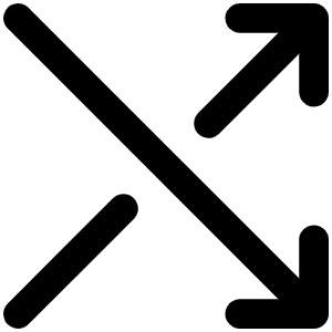 Shuffle Simple Icon from Phosphor Regular Set