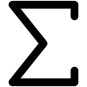 Sigma Icon from Phosphor Regular Set