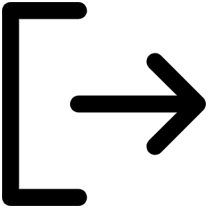 Sign Out Icon from Phosphor Regular Set