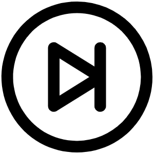 Skip Forward Circle Icon from Phosphor Regular Set