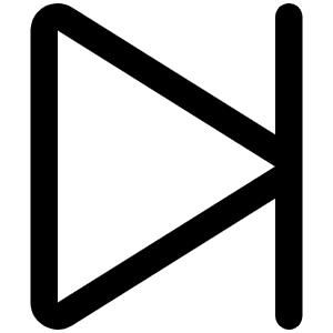 Skip Forward Icon from Phosphor Regular Set