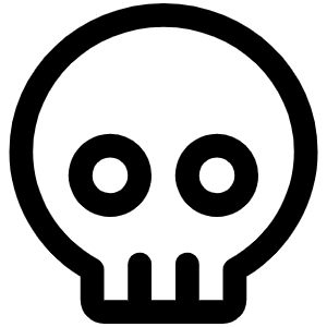 Skull Icon from Phosphor Regular Set