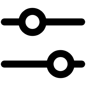 Sliders Horizontal Icon from Phosphor Regular Set