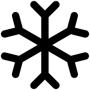 Snowflake Icon from Phosphor Regular Set