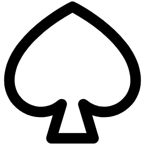 Spade Icon from Phosphor Regular Set