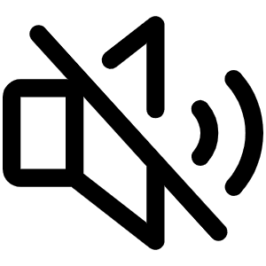 Speaker Slash Icon from Phosphor Regular Set