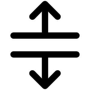 Split Vertical Icon from Phosphor Regular Set