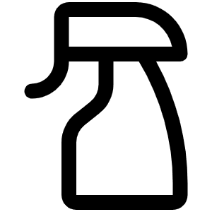 Spray Bottle Icon from Phosphor Regular Set