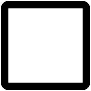 Square Icon from Phosphor Regular Set