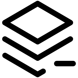 Stack Minus Icon from Phosphor Regular Set