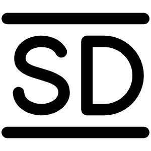 Standard Definition Icon from Phosphor Regular Set