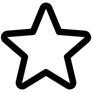 Star Icon from Phosphor Regular Set