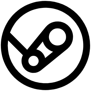 Steam Logo Icon from Phosphor Regular Set