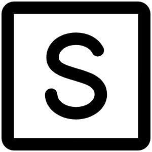 Stripe Logo Icon from Phosphor Regular Set