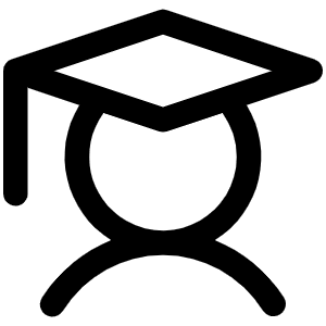 Student Icon from Phosphor Regular Set