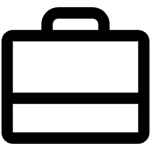 Suitcase Simple Icon from Phosphor Regular Set