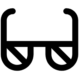 Sunglasses Icon from Phosphor Regular Set