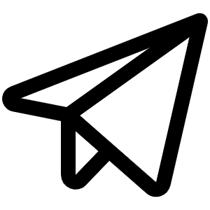Telegram Logo Icon from Phosphor Regular Set