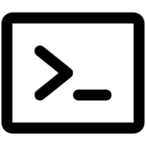 Terminal Window Icon from Phosphor Regular Set