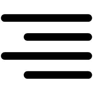 Text Align Right Icon from Phosphor Regular Set