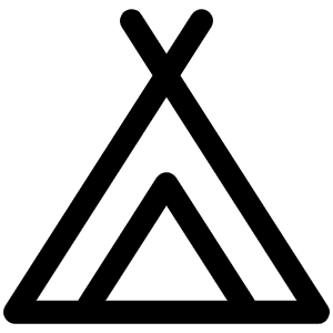 Tipi Icon from Phosphor Regular Set