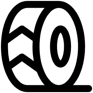 Tire Icon from Phosphor Regular Set