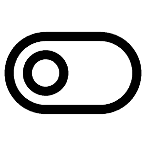 Toggle Left Icon from Phosphor Regular Set