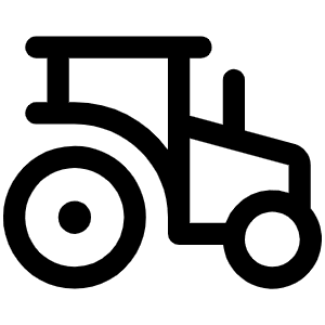 Tractor Icon from Phosphor Regular Set