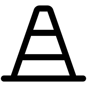 Traffic Cone Icon from Phosphor Regular Set